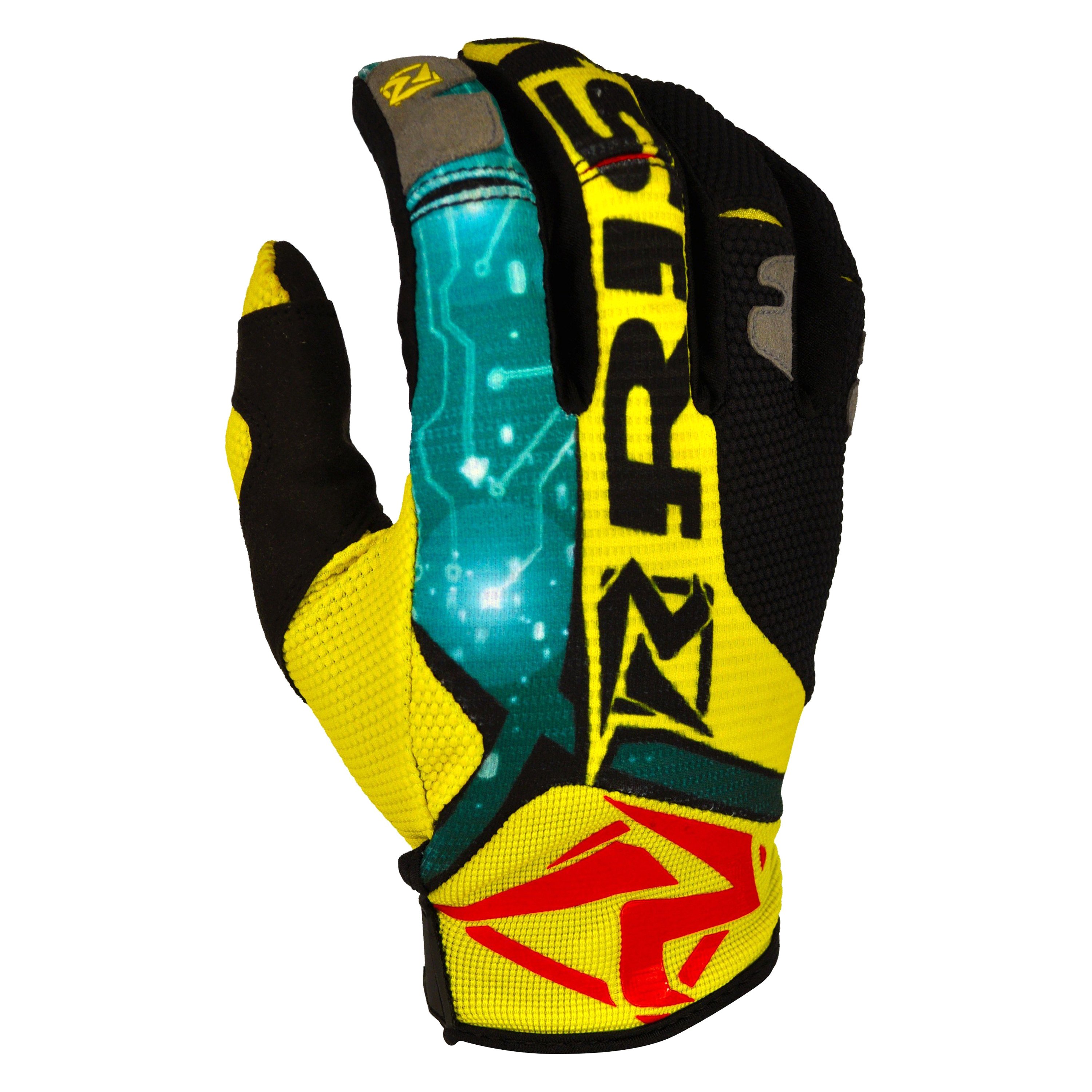 Risk Racing Salute Gloves Motocross ALL SIZES Machine Enduro MTB BMX ATV