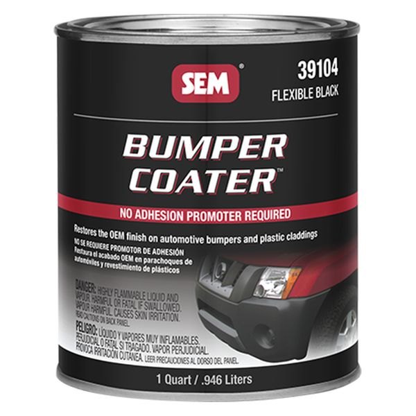 Bumper Coater 1 qt. Flexible Black SprayOn Automotive