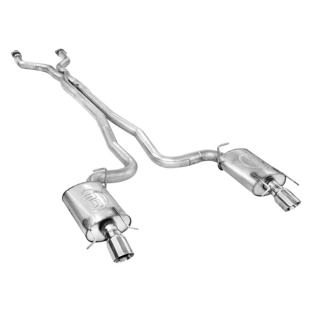 Stainless Works® - Cadillac CTS-V 2011 304 SS Dual Header-Back Exhaust