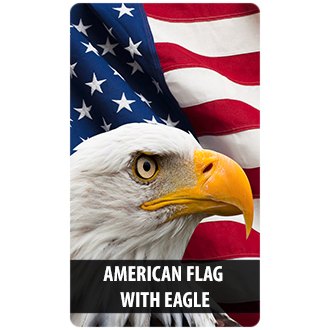 Stampede® - American Flag with Eagle