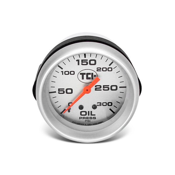 TCI® 801101 - 2 5/8" Transmission Pressure Gauge, Silver