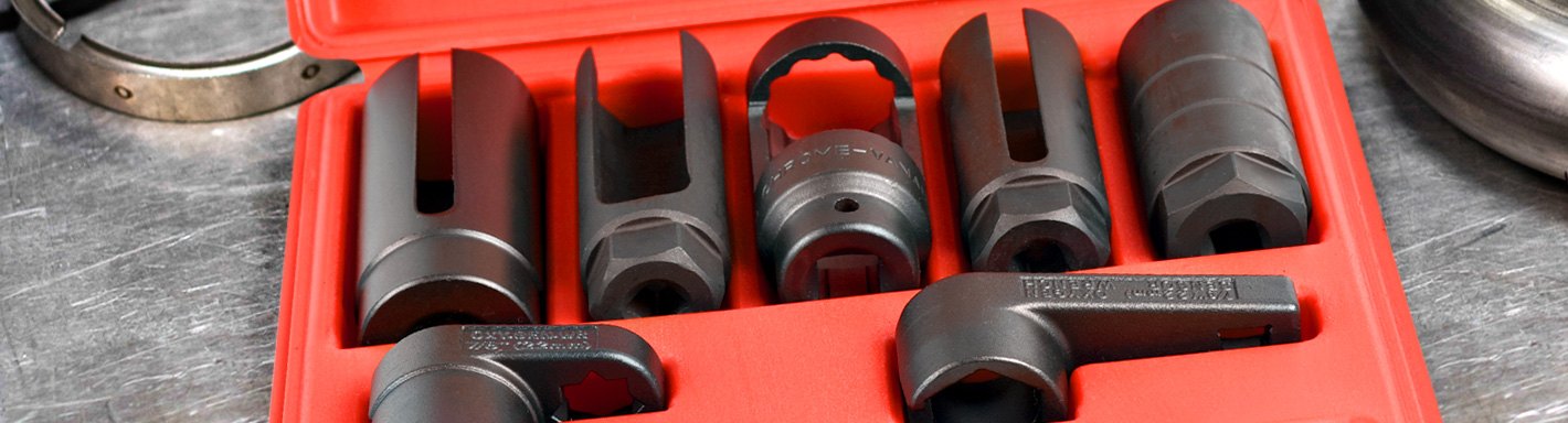 Ram-Pro 3 Piece 3/8 & 1/2” Drive O2 Oxygen Sensor Socket Tool Set 1 Vacuum Switch Socket & 2 Puller Sockets Wrench Kit Universal 7/8”/22mm Professional Grade Removal Tool for Cars & Automotive 