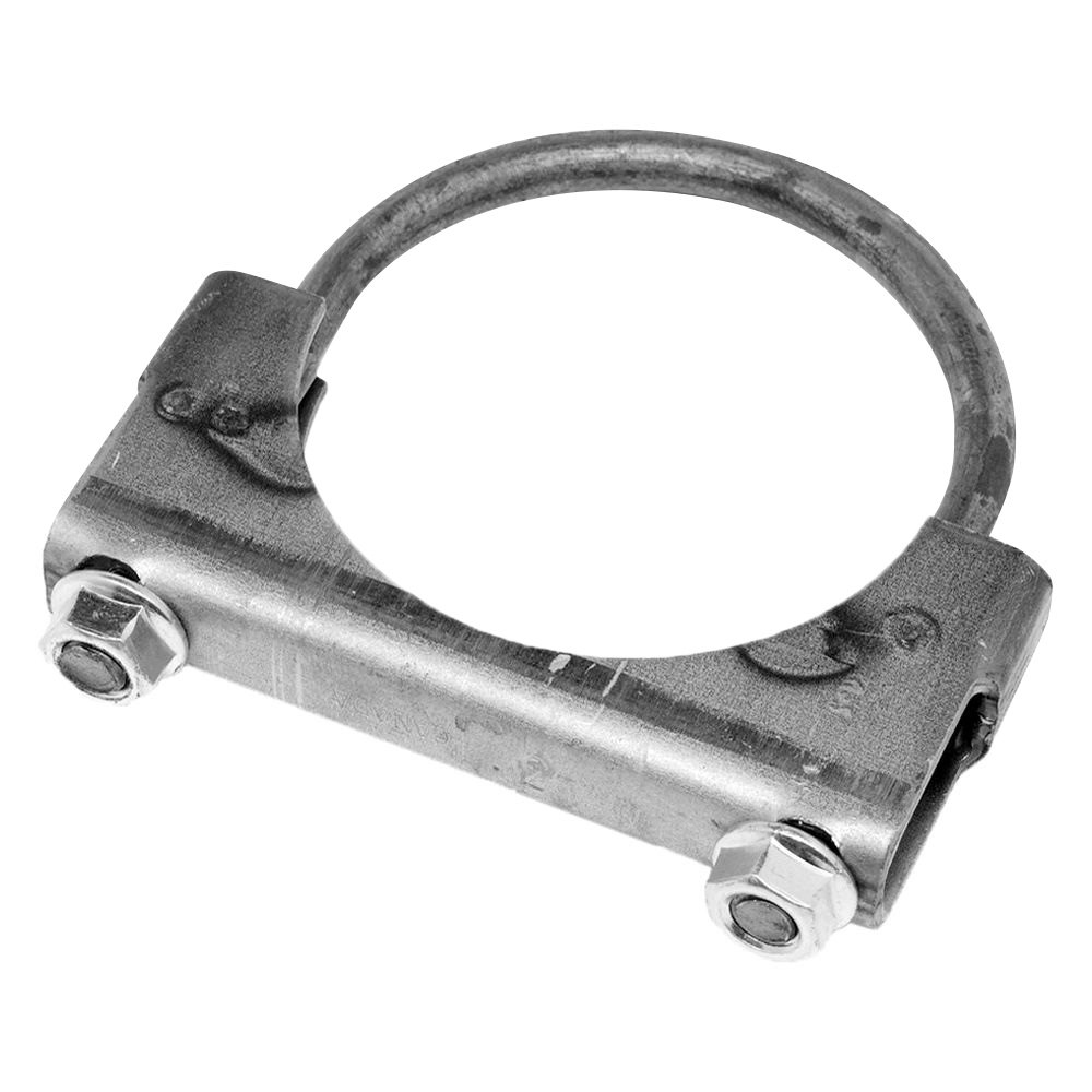 Walker® 35772 - Heavy Duty Steel Natural U-Bolt Clamp with Welded Saddle