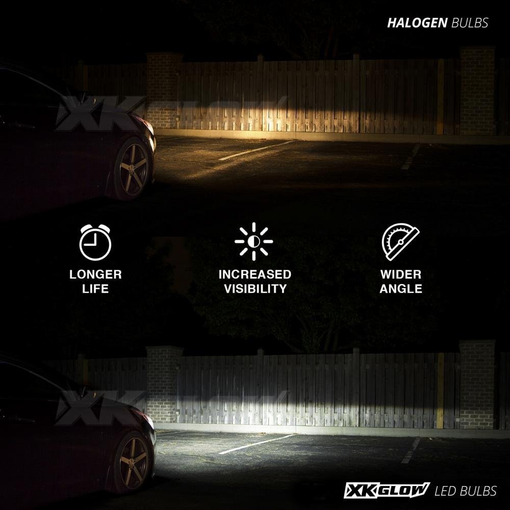 XKGLOW 2-In-1 RGB LED Headlight One Bulb Kits H8 XK042004-H8